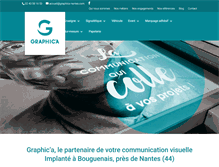 Tablet Screenshot of graphica-nantes.com